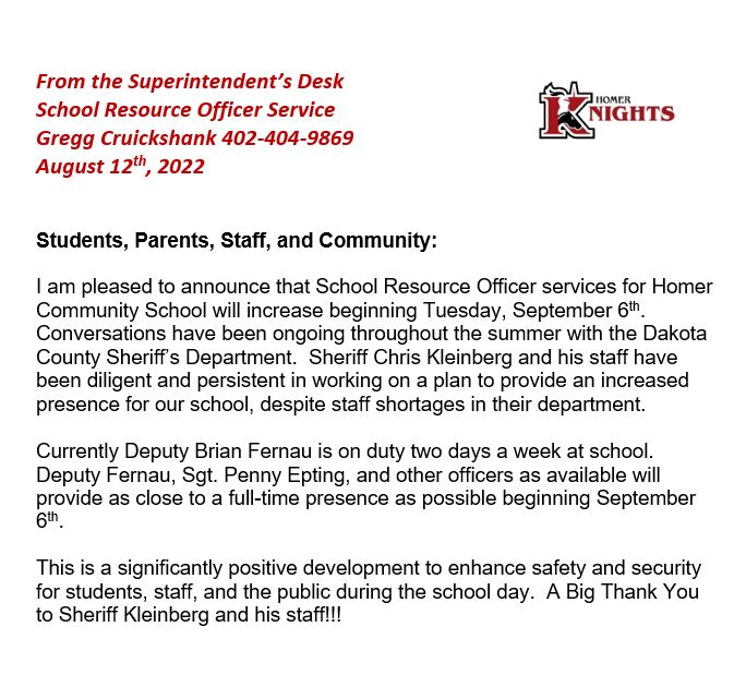 Homer Community Schools